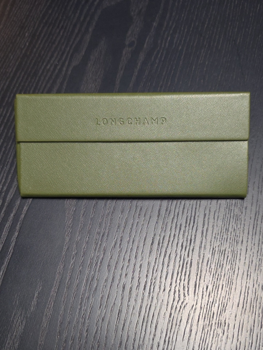 Longchamp Olive Green Sunglasses Case
